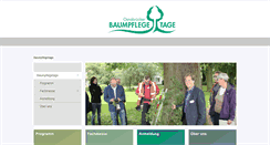 Desktop Screenshot of baumpflegetage.de